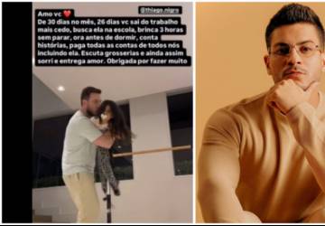 Mai?ra Cardi explica ausência de Arthur Aguiar na festa de aniversário da filha Sophia