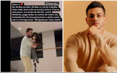 Mai?ra Cardi explica ausência de Arthur Aguiar na festa de aniversário da filha Sophia